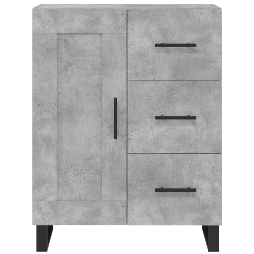 Skjenk betonggrå 69,5x34x90 cm konstruert tre