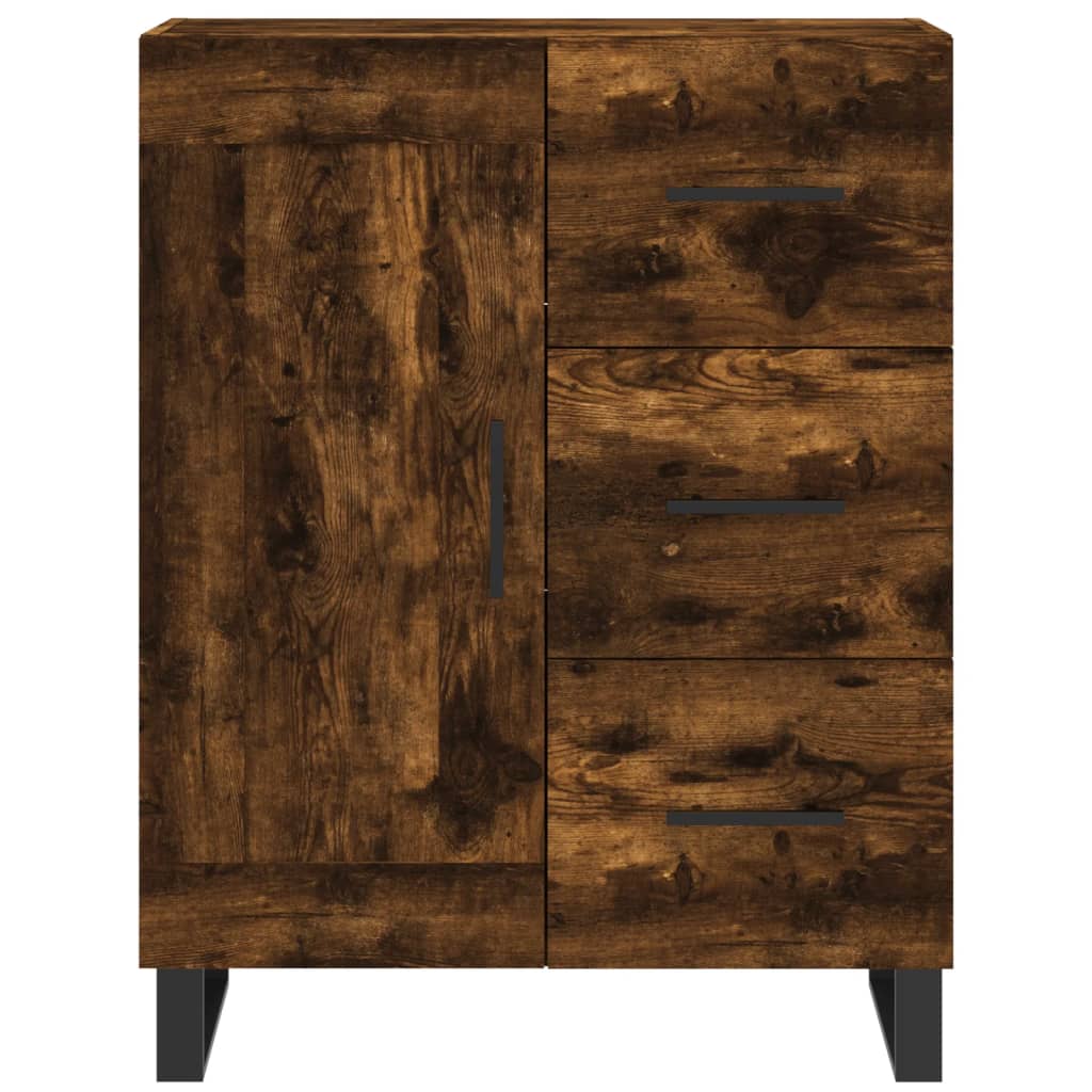 Skjenk røkt eik 69,5x34x90 cm konstruert tre