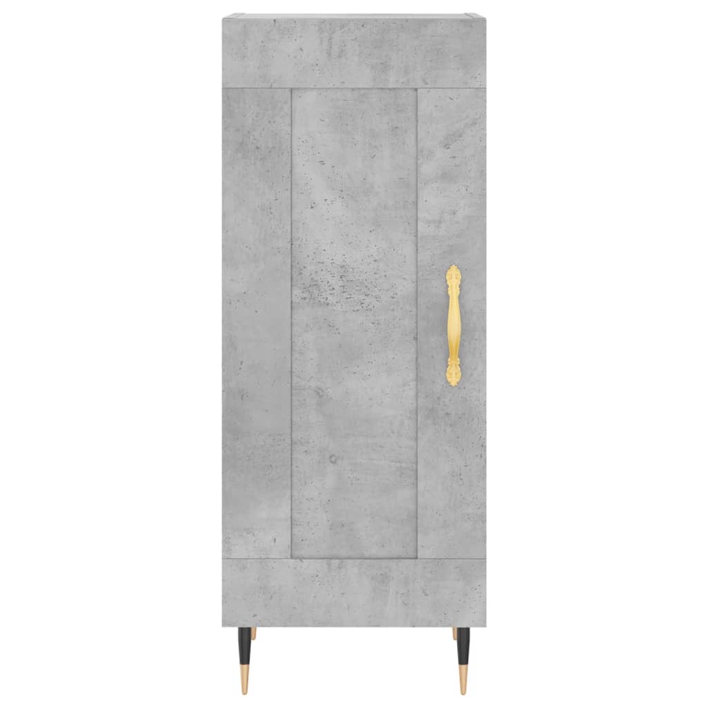 Skjenk betonggrå 34,5x34x90 cm konstruert tre