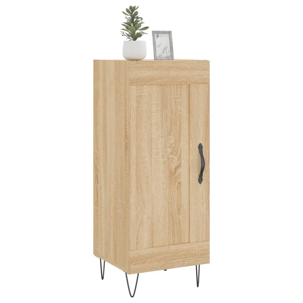 Skjenk sonoma eik 34,5x34x90 cm konstruert tre