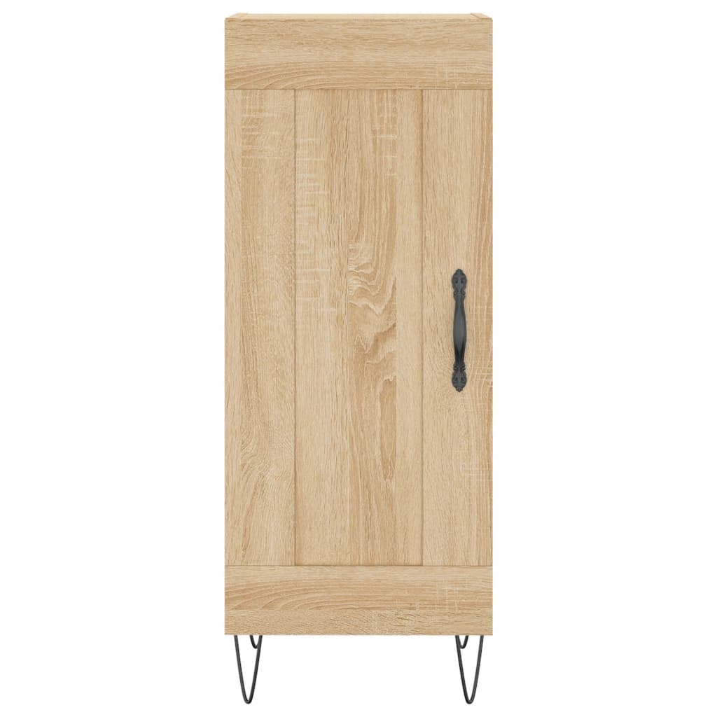 Skjenk sonoma eik 34,5x34x90 cm konstruert tre