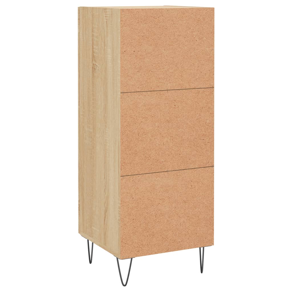 Skjenk sonoma eik 34,5x34x90 cm konstruert tre