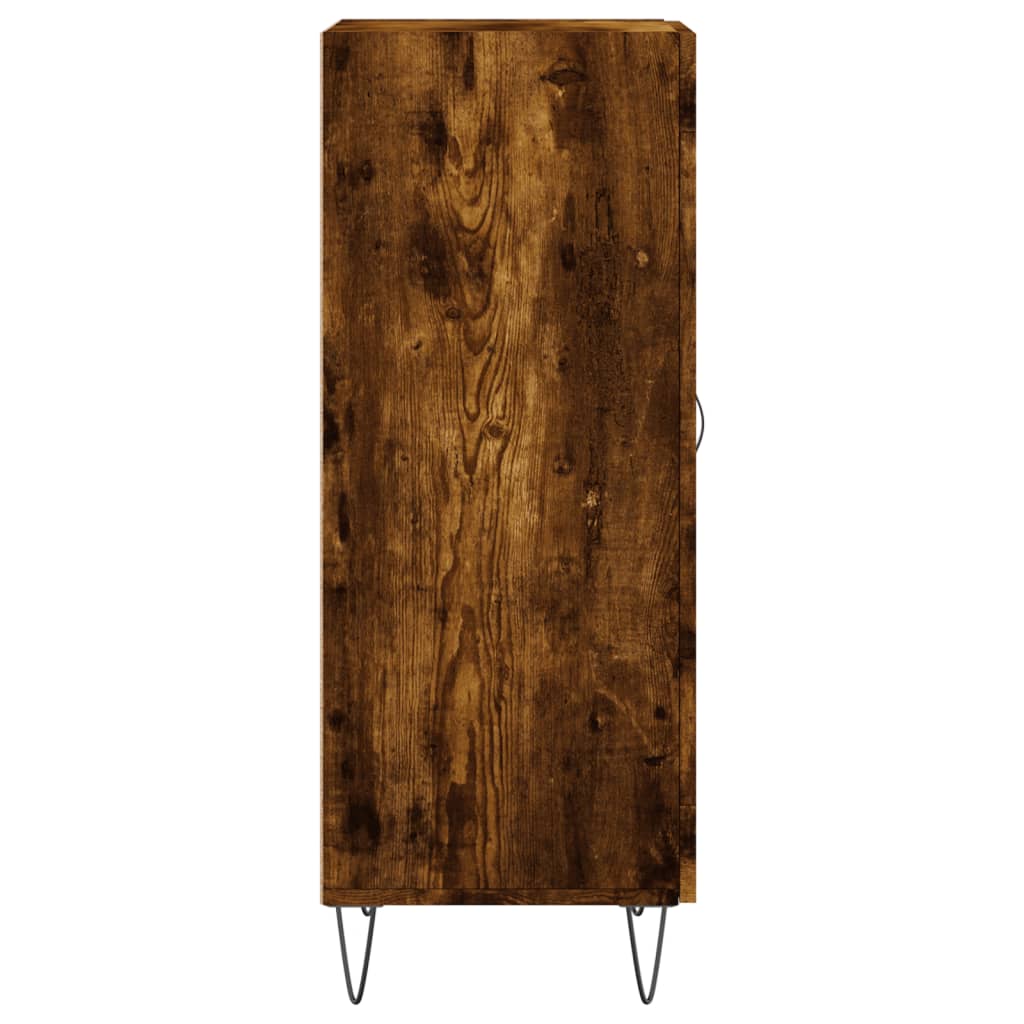 Skjenk røkt eik 34,5x34x90 cm konstruert tre