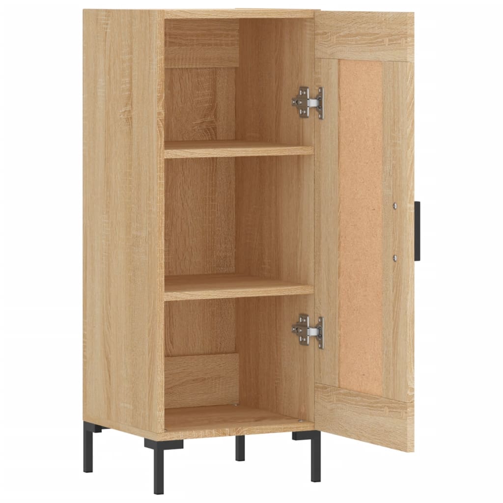 Skjenk sonoma eik 34,5x34x90 cm konstruert tre
