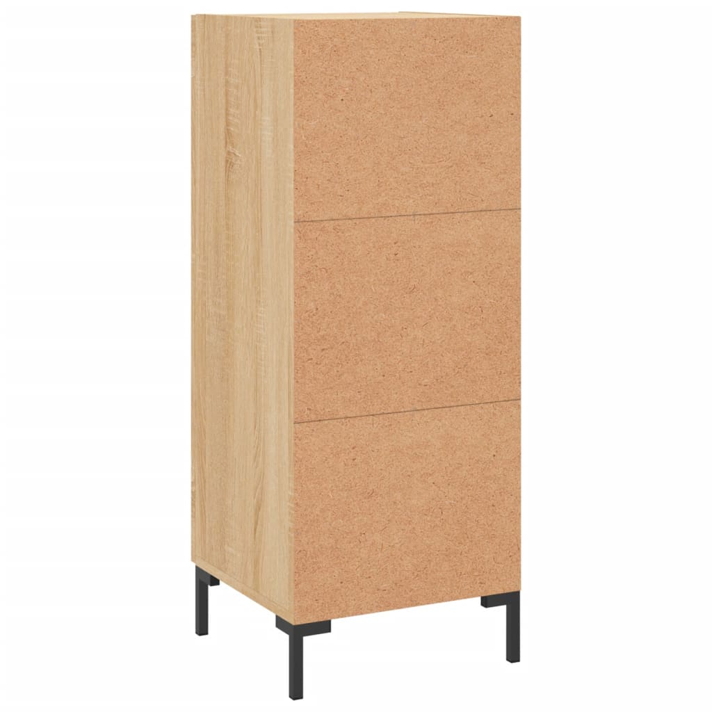 Skjenk sonoma eik 34,5x34x90 cm konstruert tre