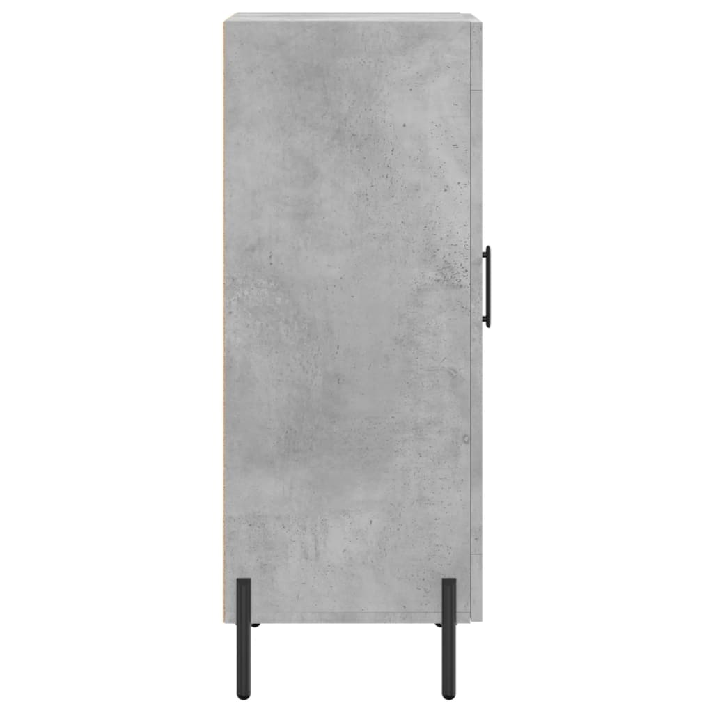 Skjenk betonggrå 34,5x34x90 cm konstruert tre