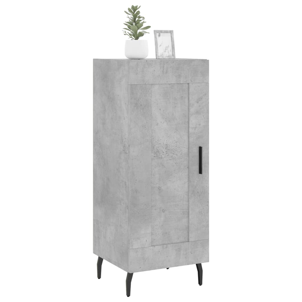 Skjenk betonggrå 34,5x34x90 cm konstruert tre