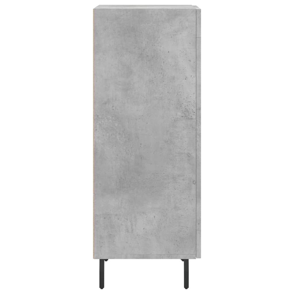 Skjenk betonggrå 34,5x34x90 cm konstruert tre