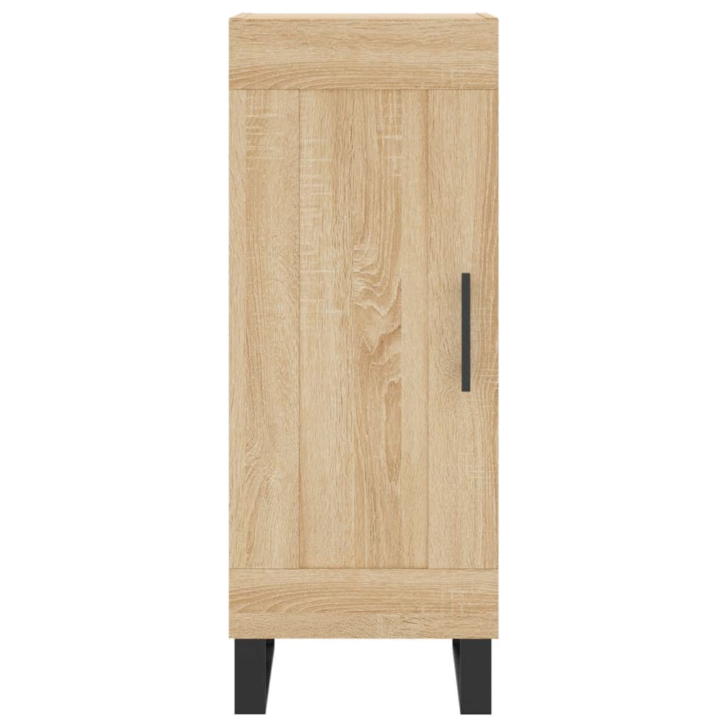 Skjenk sonoma eik 34,5x34x90 cm konstruert tre
