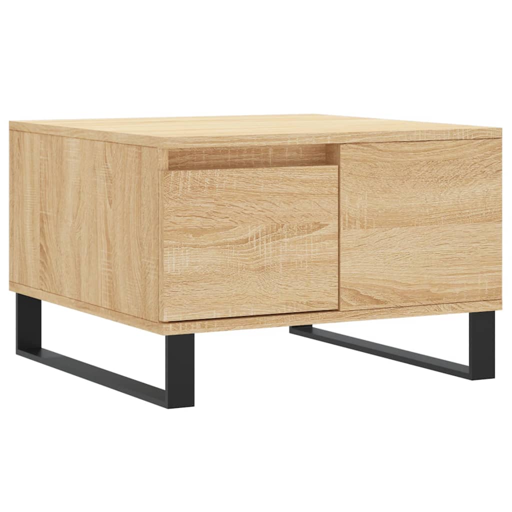 Salongbord sonoma eik 55x55x36,5 cm konstruert tre