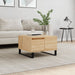 Salongbord sonoma eik 55x55x36,5 cm konstruert tre