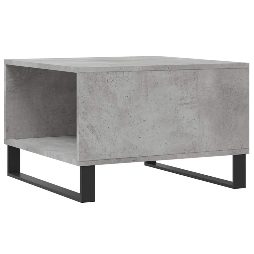 Salongbord betonggrå 55x55x36,5 cm konstruert tre