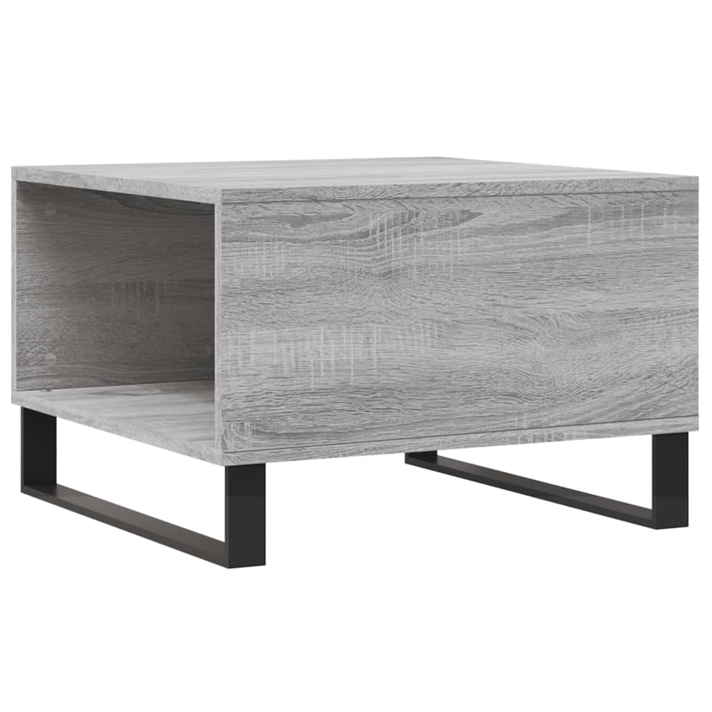 Salongbord grå sonoma 55x55x36,5 cm konstruert tre