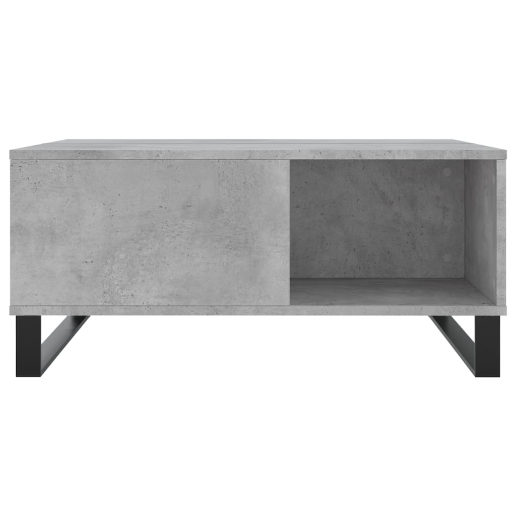 Salongbord betonggrå 80x80x36,5 cm konstruert tre