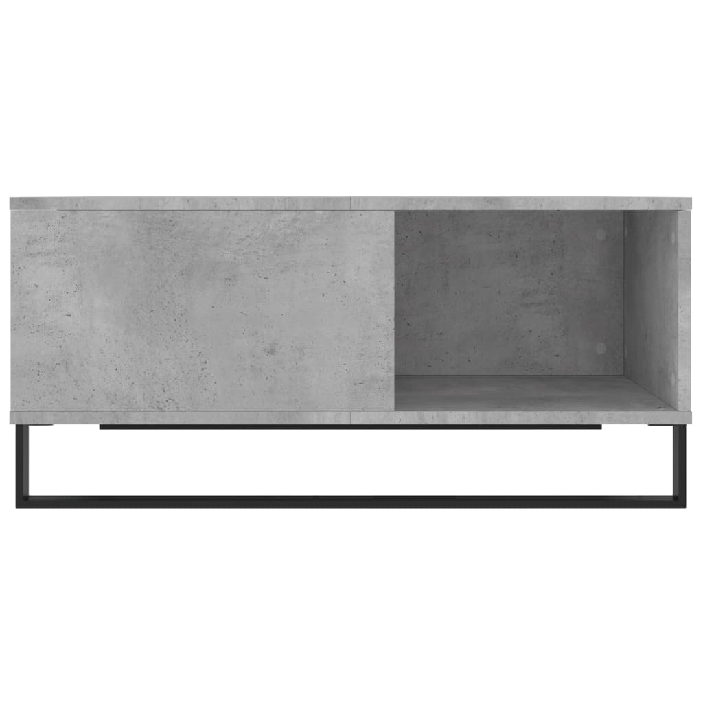 Salongbord betonggrå 80x80x36,5 cm konstruert tre
