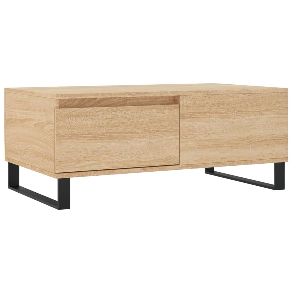 Salongbord sonoma eik 90x50x36,5 cm konstruert tre