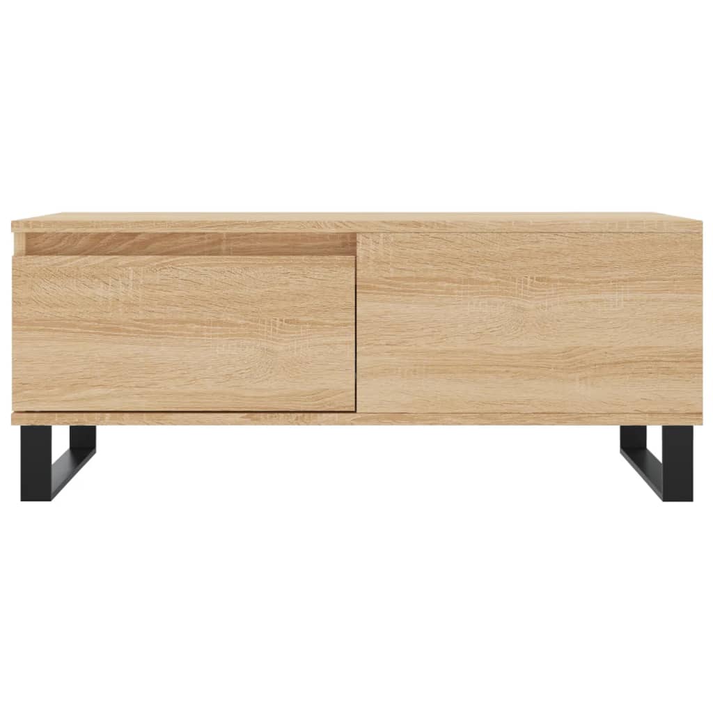 Salongbord sonoma eik 90x50x36,5 cm konstruert tre