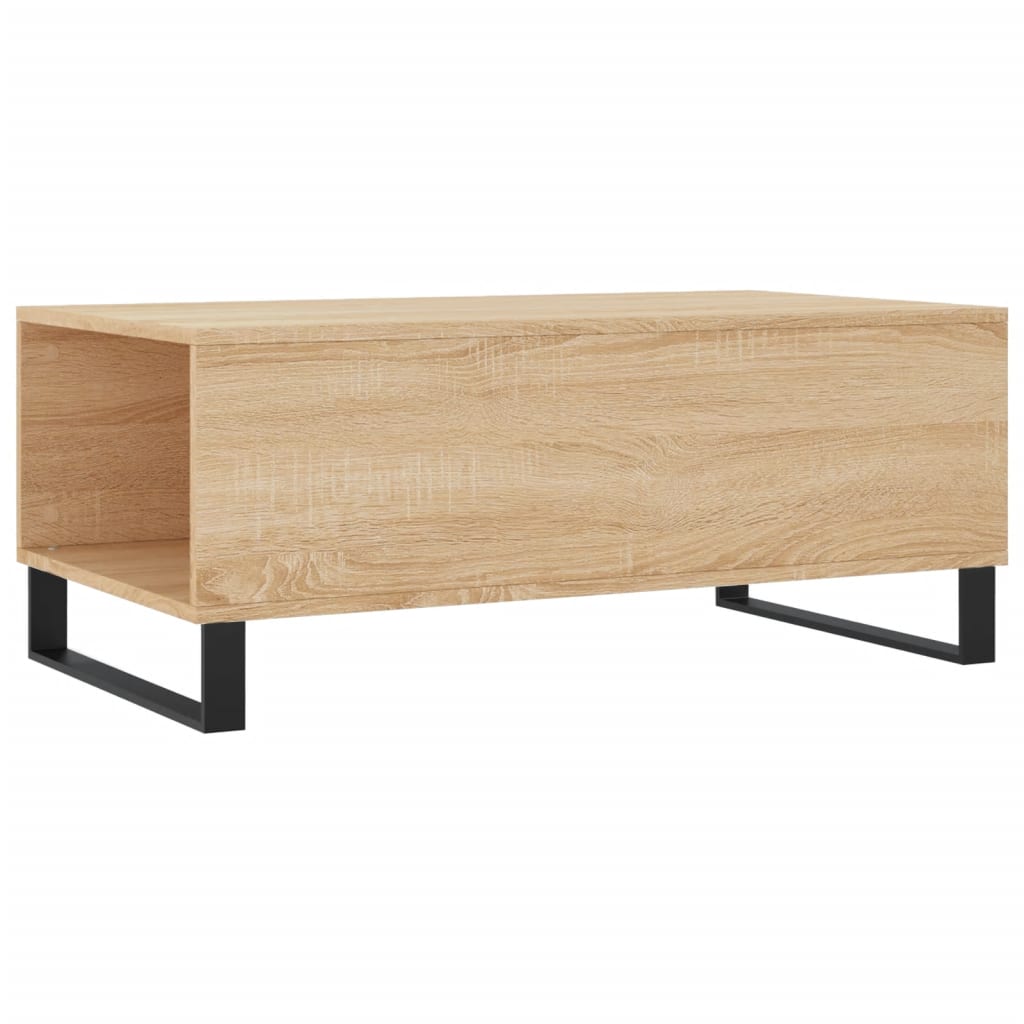 Salongbord sonoma eik 90x50x36,5 cm konstruert tre
