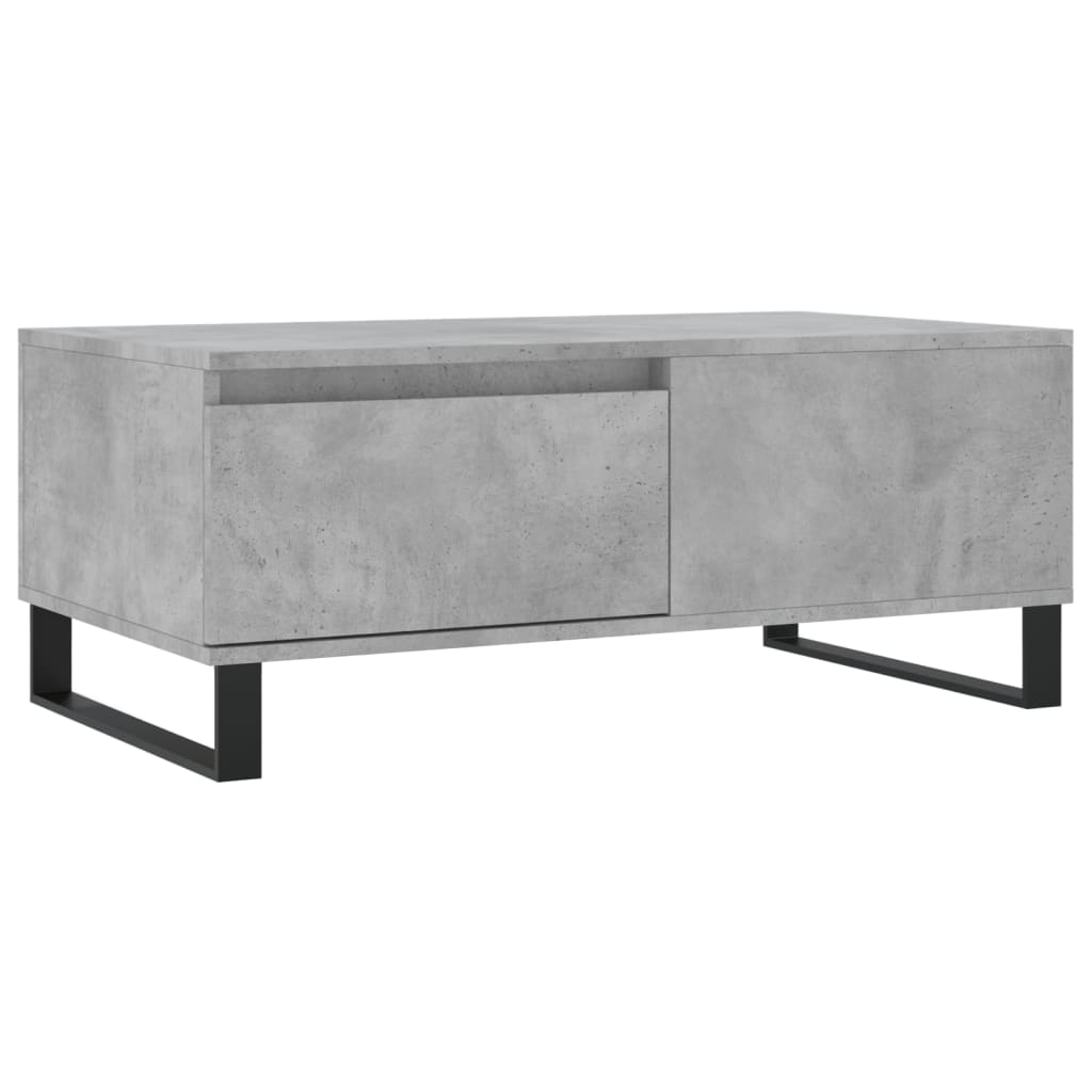 Salongbord betonggrå 90x50x36,5 cm konstruert tre