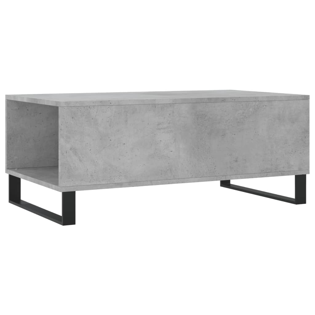 Salongbord betonggrå 90x50x36,5 cm konstruert tre