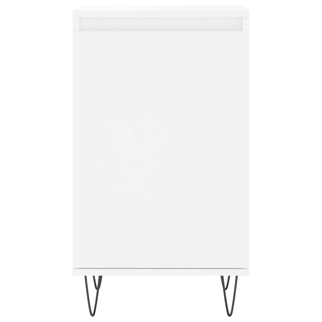 Skjenk hvit 40x35x70 cm konstruert tre