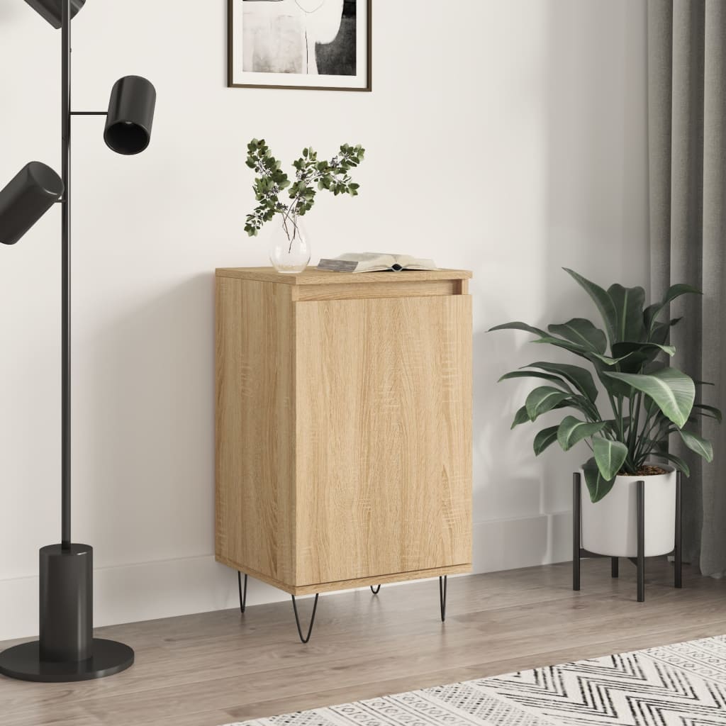 Skjenk sonoma eik 40x35x70 cm konstruert tre