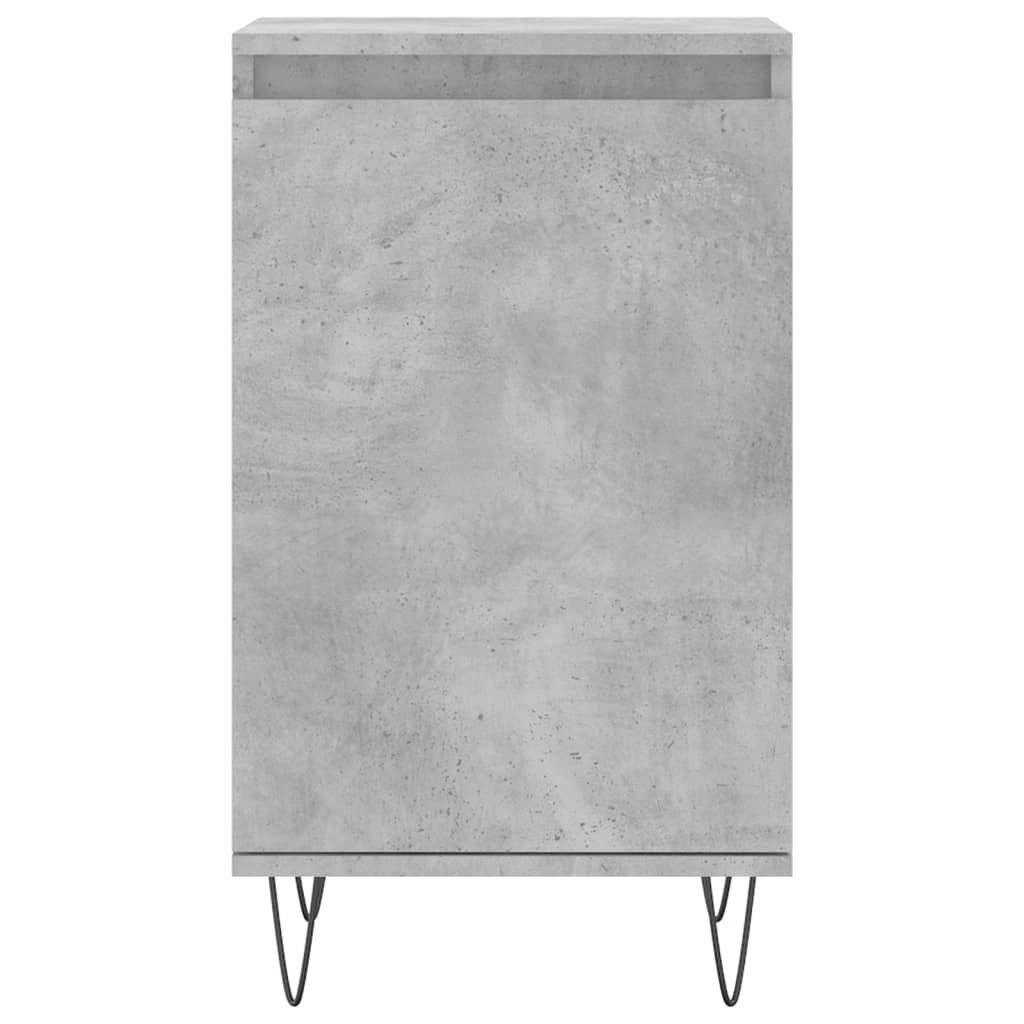 Skjenk betonggrå 40x35x70 cm konstruert tre