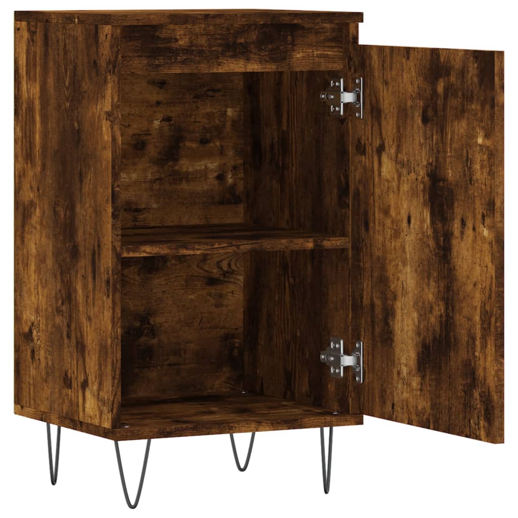 Skjenk røkt eik 40x35x70 cm konstruert tre