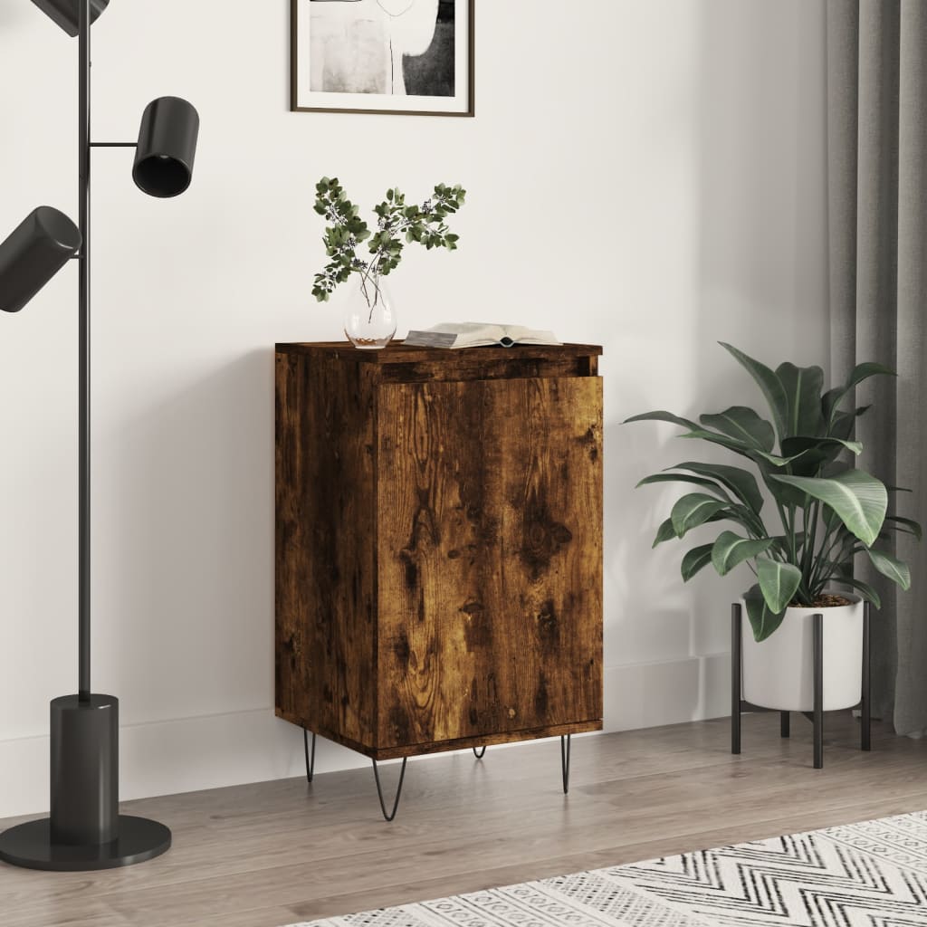 Skjenk røkt eik 40x35x70 cm konstruert tre