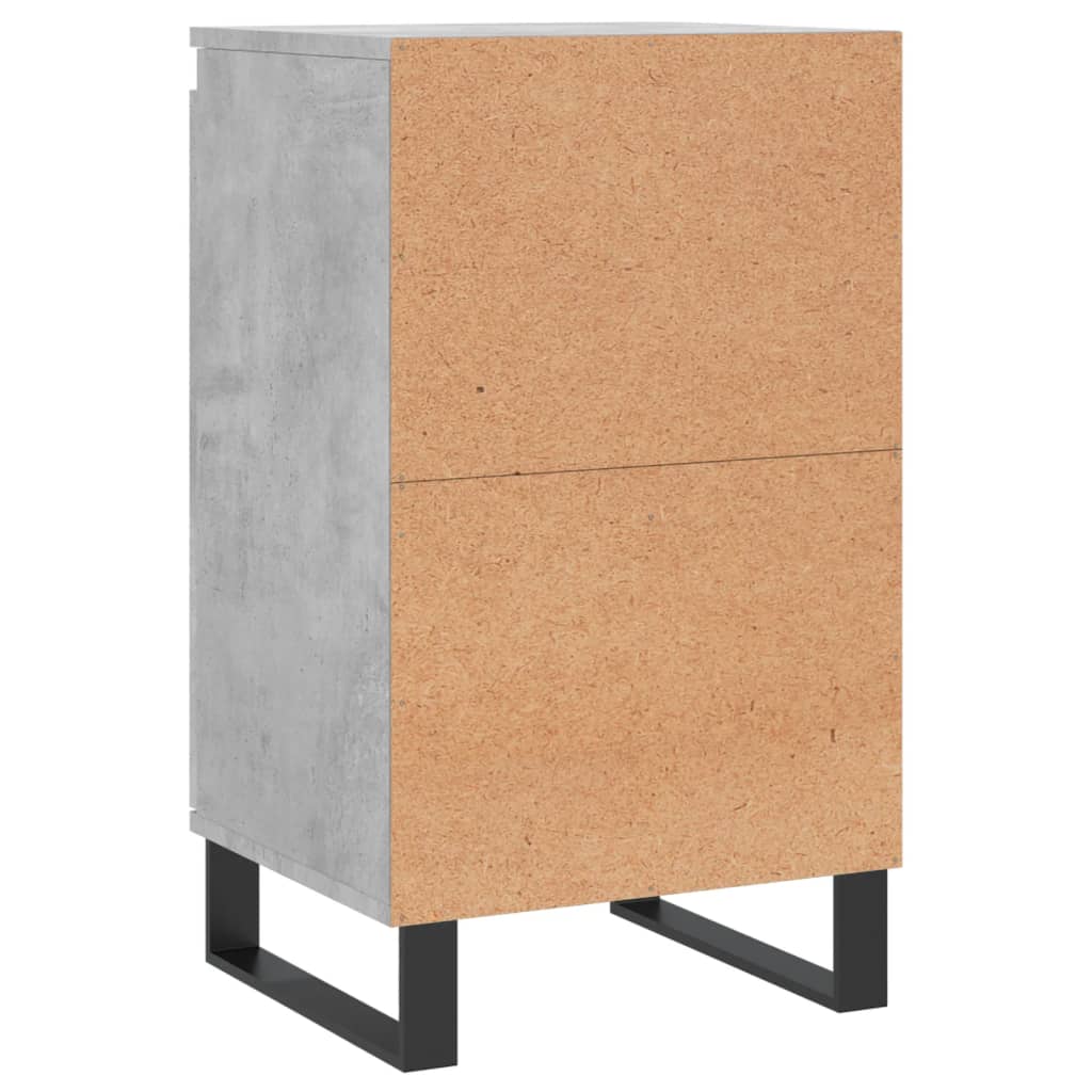 Skjenk betonggrå 40x35x70 cm konstruert tre