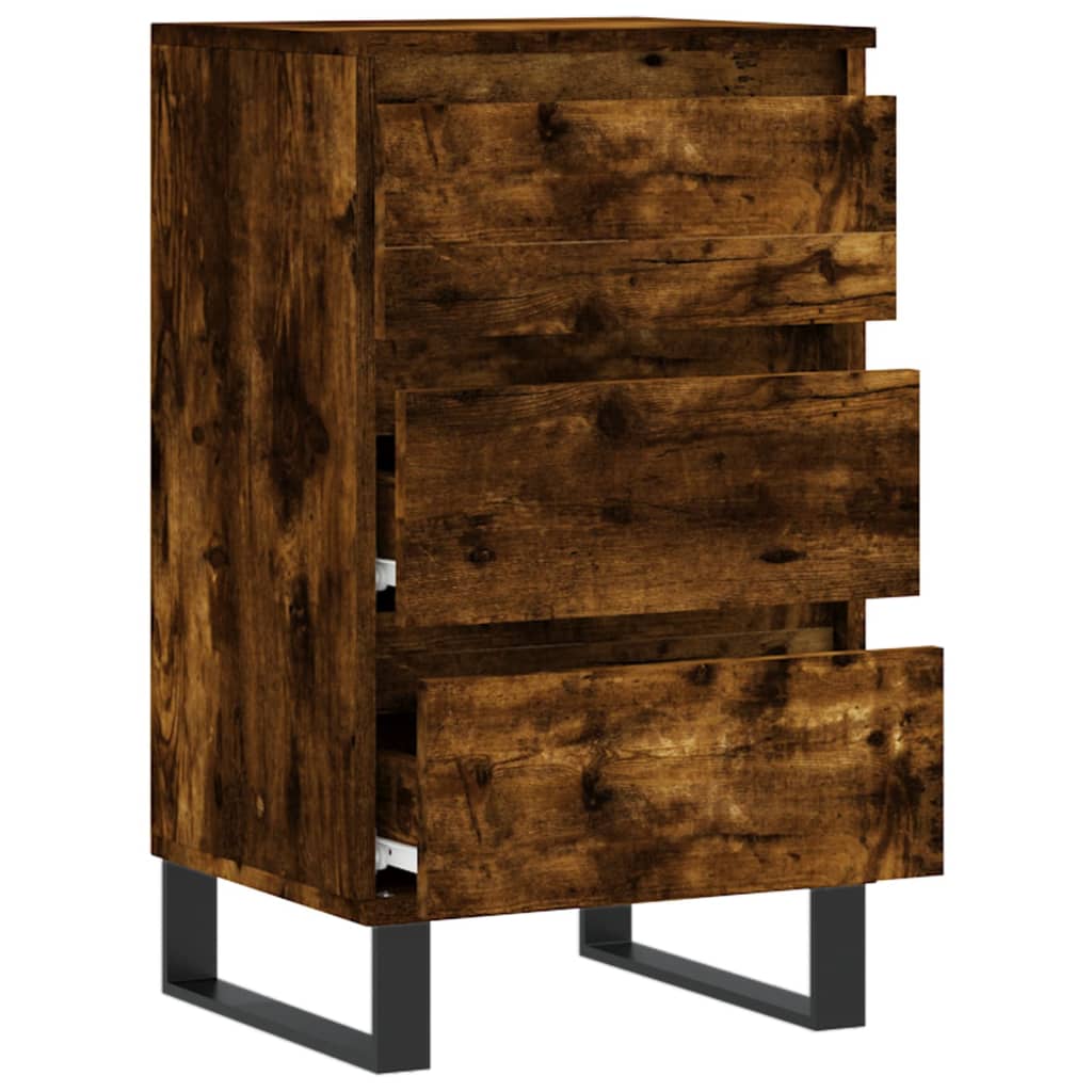 Skjenk røkt eik 40x35x70 cm konstruert tre