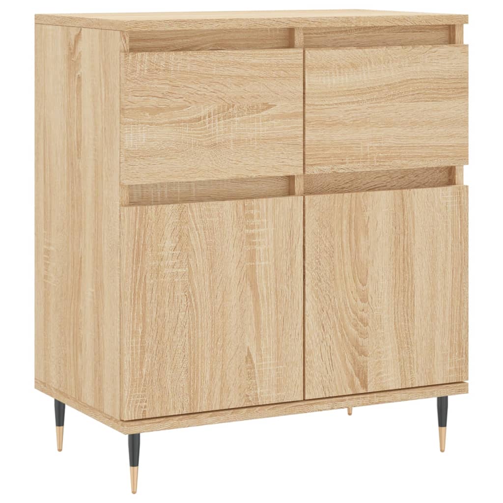 Skjenk sonoma eik 60x35x70 cm konstruert tre