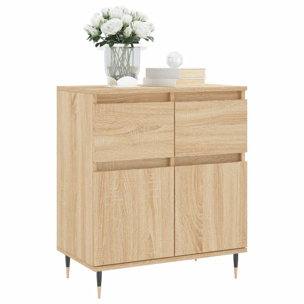 Skjenk sonoma eik 60x35x70 cm konstruert tre