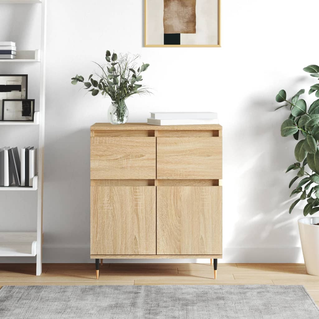 Skjenk sonoma eik 60x35x70 cm konstruert tre