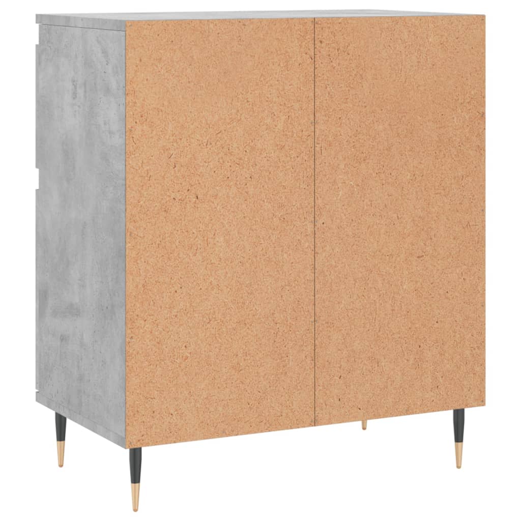 Skjenk betonggrå 60x35x70 cm konstruert tre