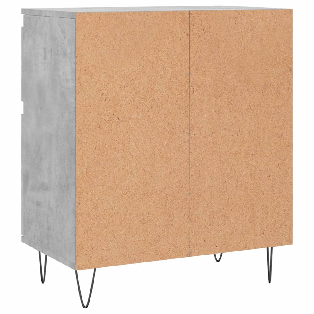 Skjenk betonggrå 60x35x70 cm konstruert tre