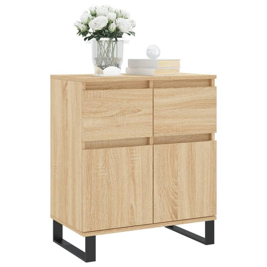 Skjenk sonoma eik 60x35x70 cm konstruert tre