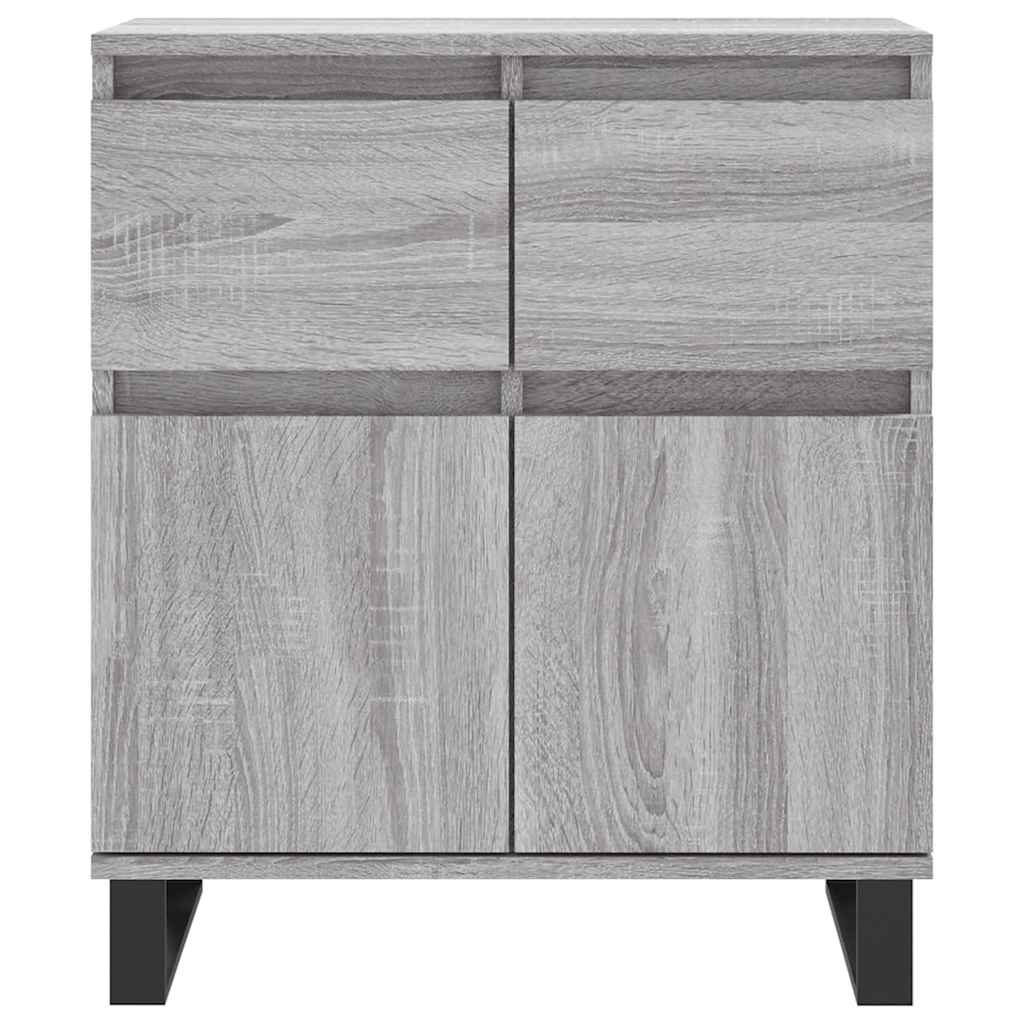 Skjenk grå sonoma 60x35x70 cm konstruert tre