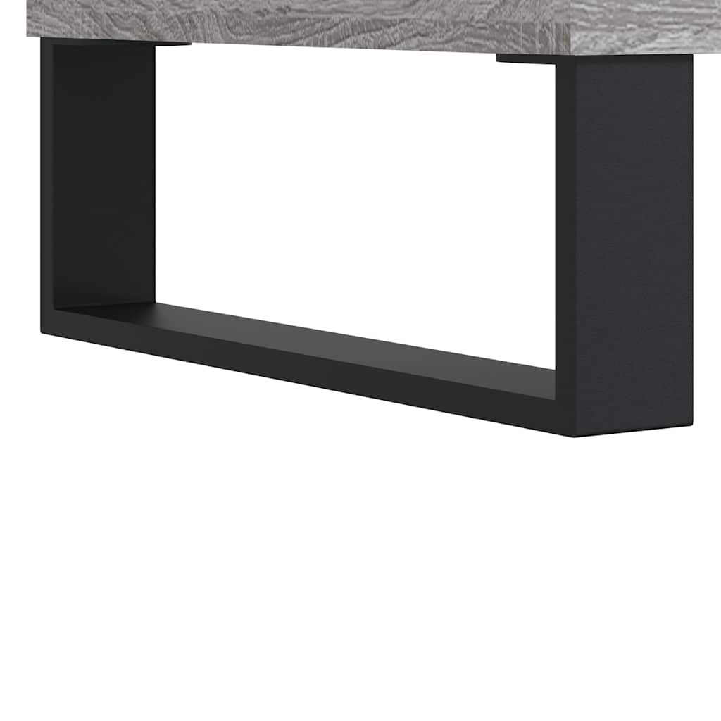 Skjenk grå sonoma 60x35x70 cm konstruert tre