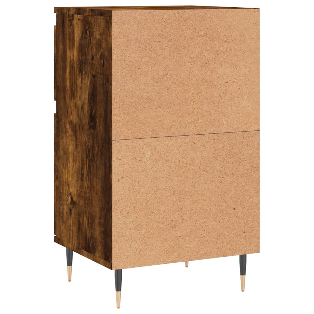 Skjenk røkt eik 40x35x70 cm konstruert tre
