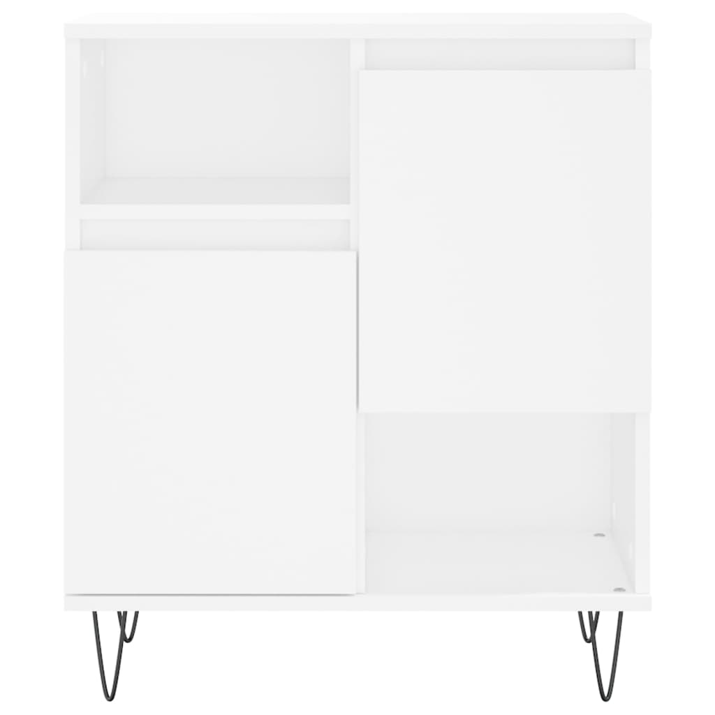 Skjenk hvit 60x35x70 cm konstruert tre