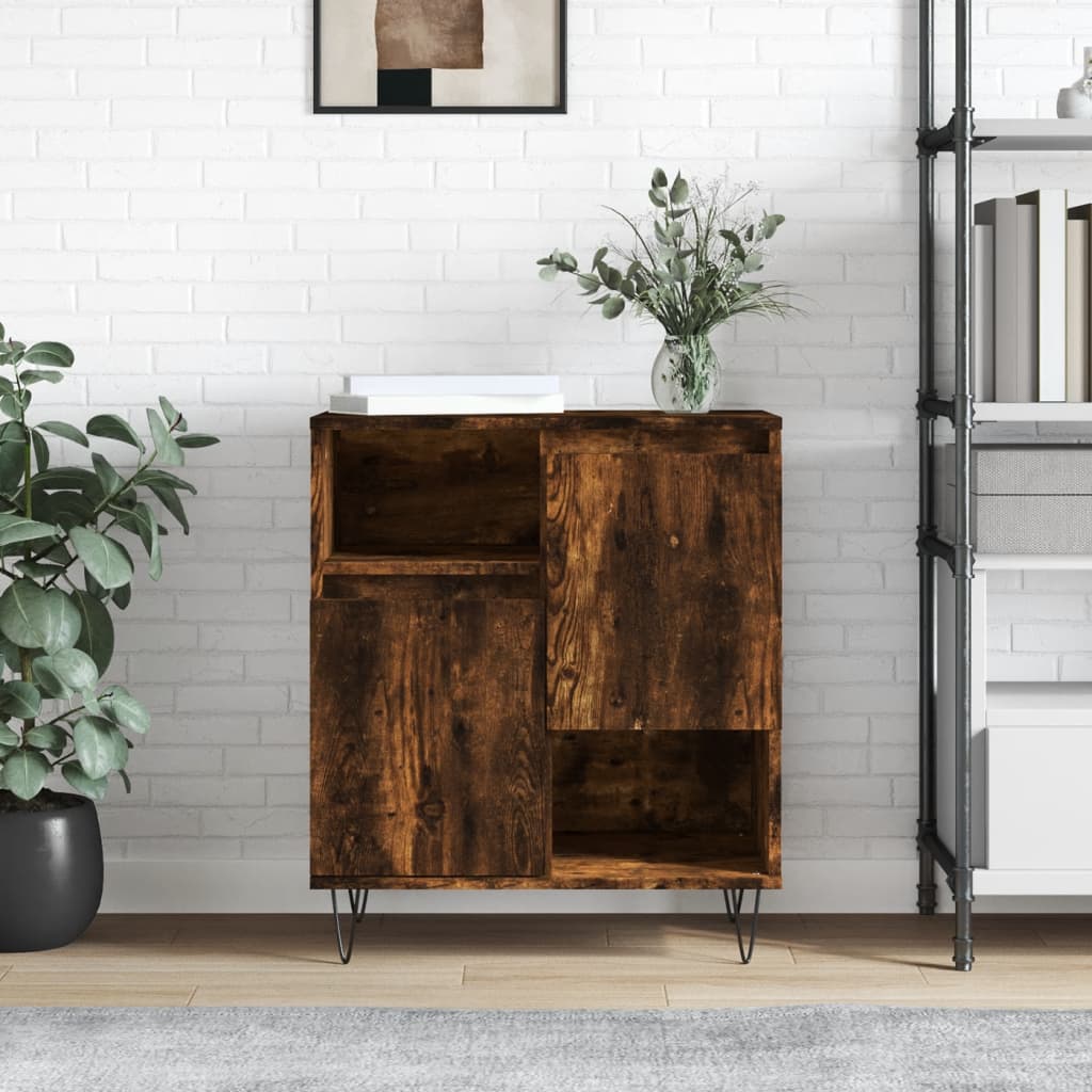 Skjenk røkt eik 60x35x70 cm konstruert tre