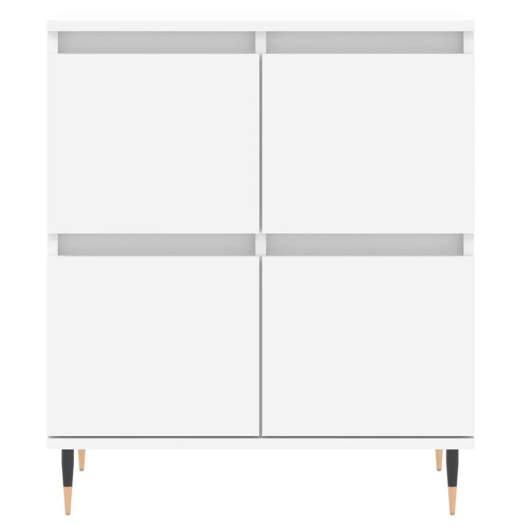 Skjenk hvit 60x35x70 cm konstruert tre