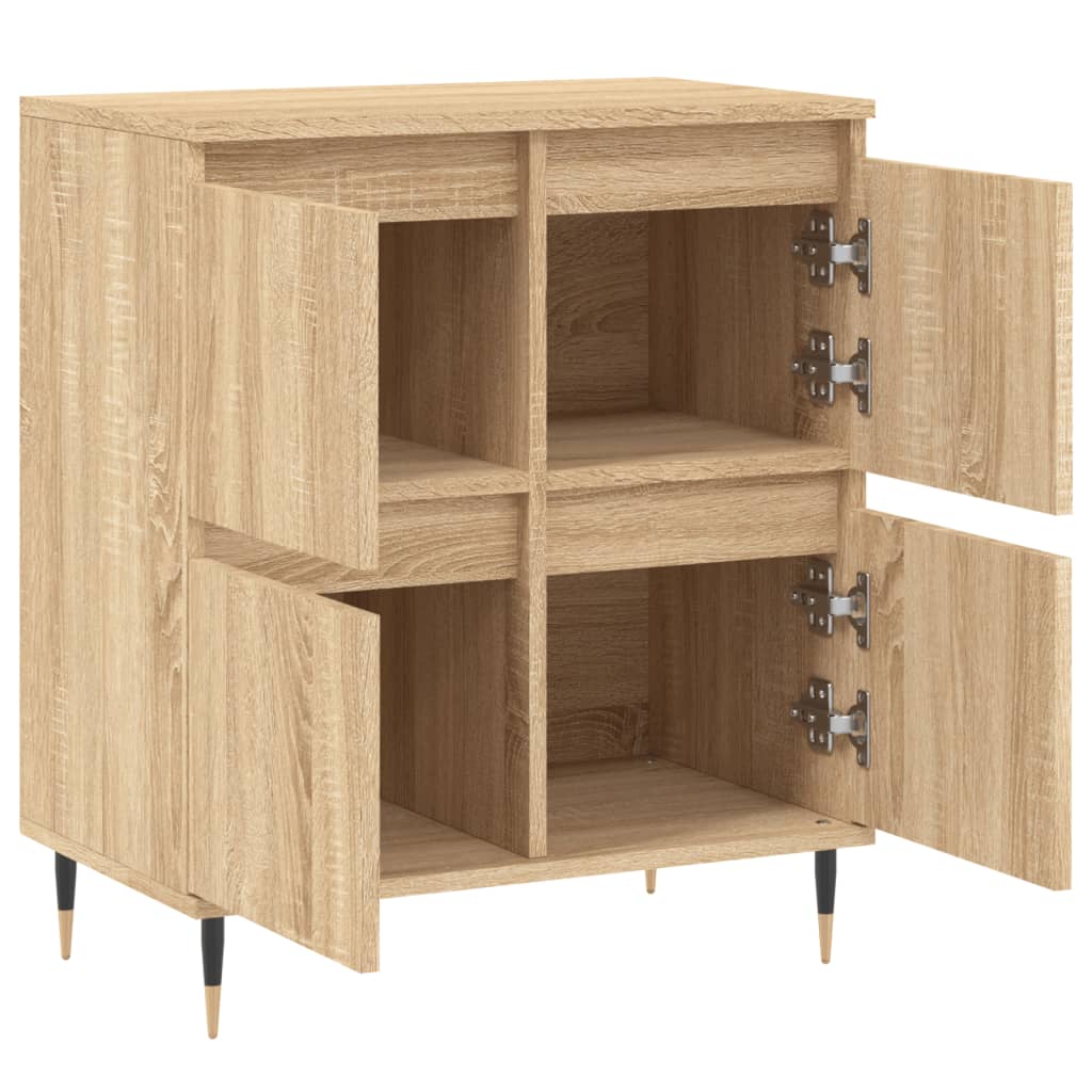 Skjenk sonoma eik 60x35x70 cm konstruert tre