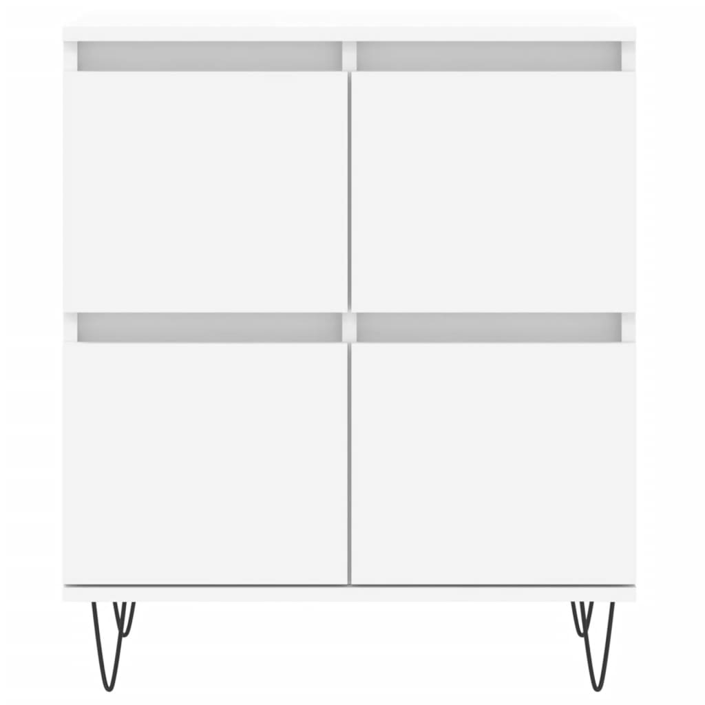 Skjenk hvit 60x35x70 cm konstruert tre vidaXL
