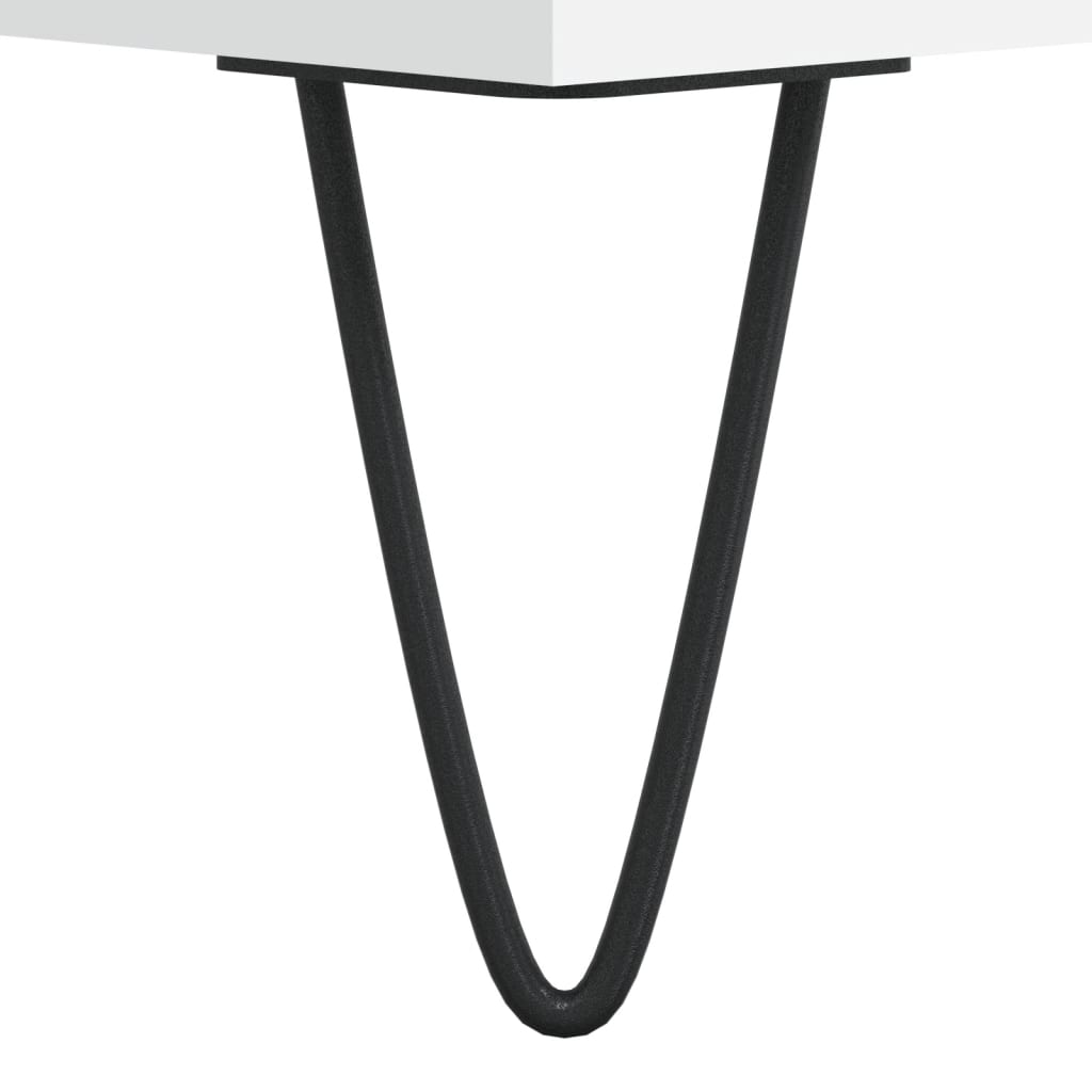 Skjenk hvit 60x35x70 cm konstruert tre vidaXL