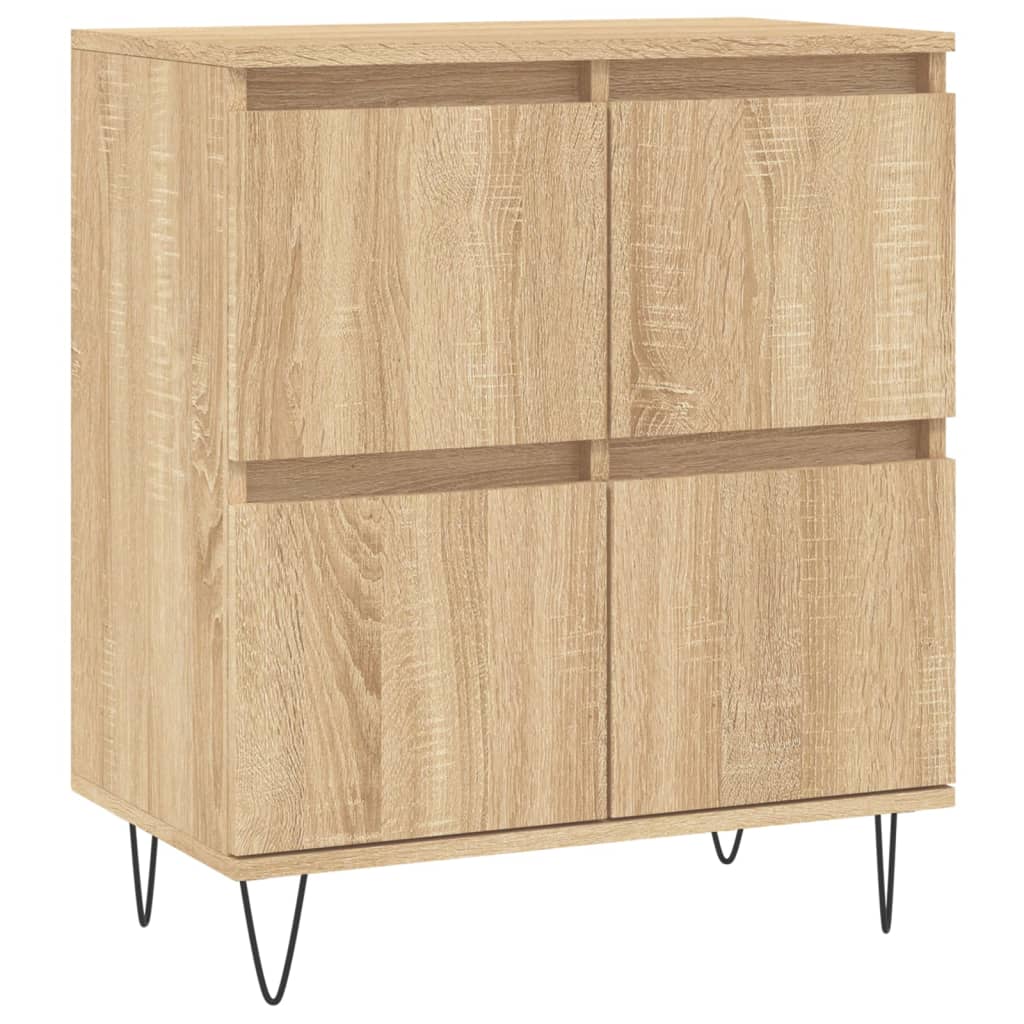 Skjenk sonoma eik 60x35x70 cm konstruert tre