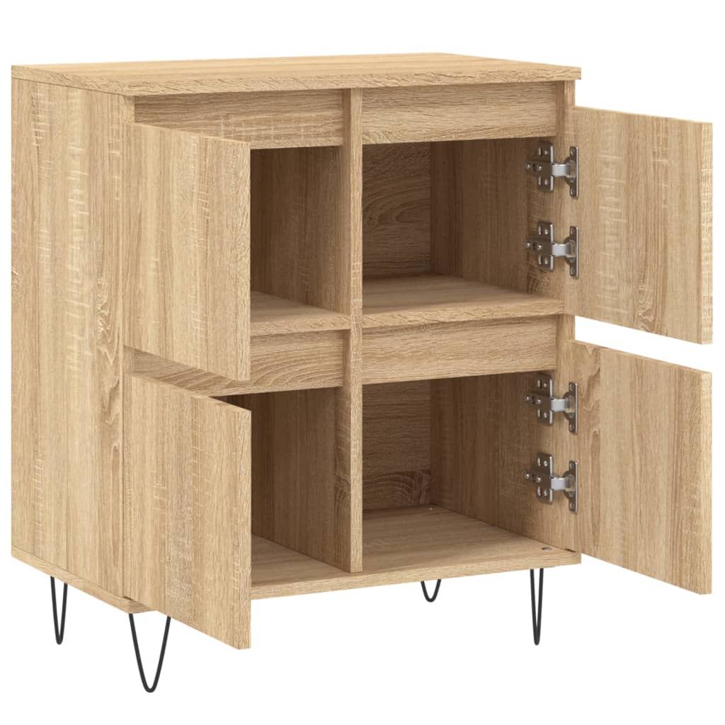 Skjenk sonoma eik 60x35x70 cm konstruert tre