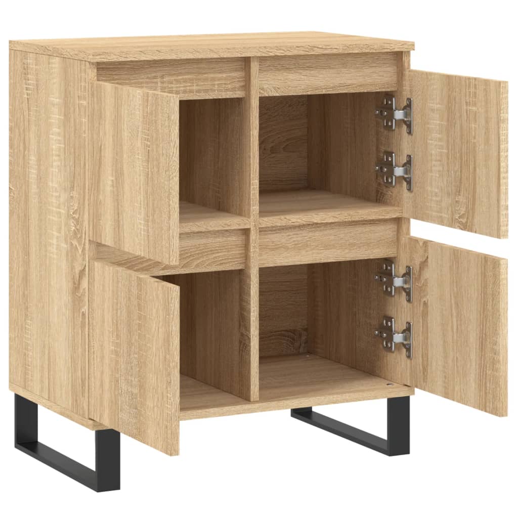 Skjenk sonoma eik 60x35x70 cm konstruert tre