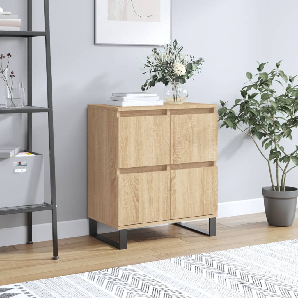 Skjenk sonoma eik 60x35x70 cm konstruert tre